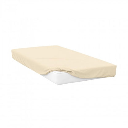 Front - Belledorm Jersey Cotton Deep Fitted Sheet