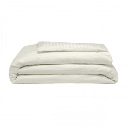 Front - Belledorm 540 Thread Count Satin Stripe Duvet Cover Set