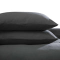 Navy - Front - Belledorm Brushed Cotton Housewife Pillowcase (Pair)
