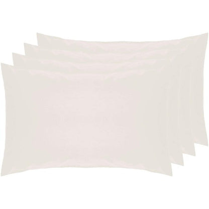 Front - Belledorm Percale Housewife Pillowcase (Pack of 4)