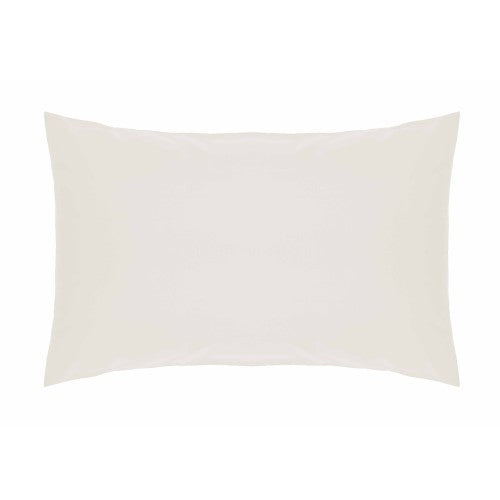 Front - Belledorm Cotton Peracle Plain Pillowcase