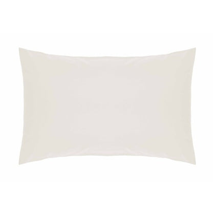 Front - Belledorm Cotton Peracle Plain Pillowcase