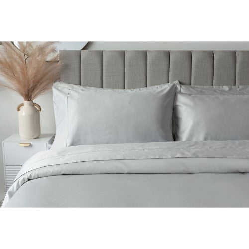 Ivory - Front - Belledorm Embroidered Detail Egyptian Cotton Pillowcase