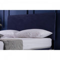 Front - Belledorm Faux Suede Plain Headboard Cover