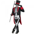 Front - Bristol Novelty Childrens/Kids Mr Bone Jangles Halloween Costume