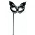 Front - Bristol Novelty Unisex Adults Cat Mask On Stick