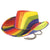 Front - Bristol Novelty Unisex Adults Rainbow Cowboy Hat