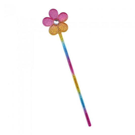 Front - Bristol Novelty Childrens/Kids Glitter Rainbow Flower Wand