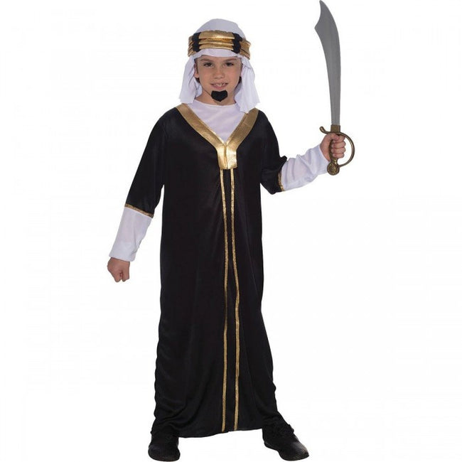 Front - Bristol Novelty Boys Sultan Costume