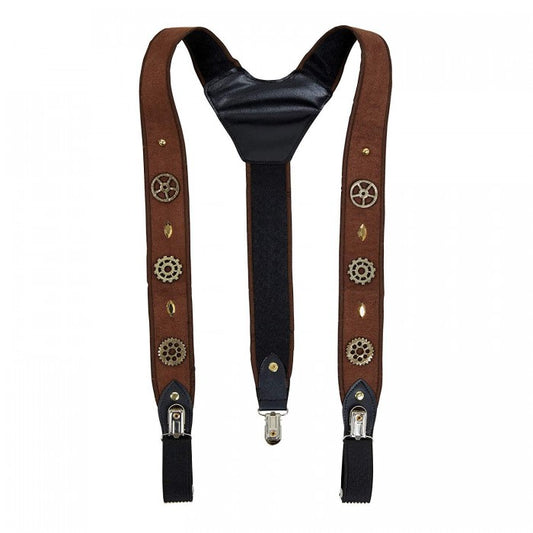 Front - Bristol Novelty Unisex Adults Steampunk Braces