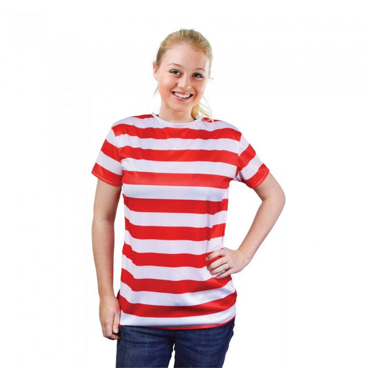 Front - Bristol Novelty Womens/Ladies Striped T-Shirt