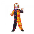 Front - Bristol Novelty Childrens/Boys Halloween Clown Boy Costume