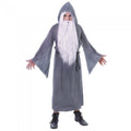 Front - Bristol Novelty Mens Wizard Cloak Costume