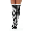 Front - Bristol Novelty Unisex Adults Striped Stockings (Pair)