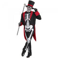 Front - Bristol Novelty Mens Mr Bone Jangles Halloween Costume