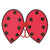 Front - Bristol Novelty Childrens/Kids Ladybird Costume Wings