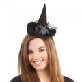 Front - Bristol Novelty Womens Diamante Spider Witch Hat