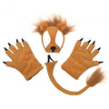 Front - Bristol Novelty Childrens/Kids Lion Mask Tail And Paws Costume Accessories Set