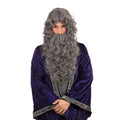 Front - Bristol Novelty Wizard Wig And Beard Set