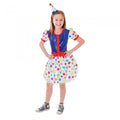 Front - Bristol Novelty Childrens Girls Clown Costume