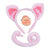 Front - Bristol Novelty Childrens/Kids Pig Costume Accessories Set