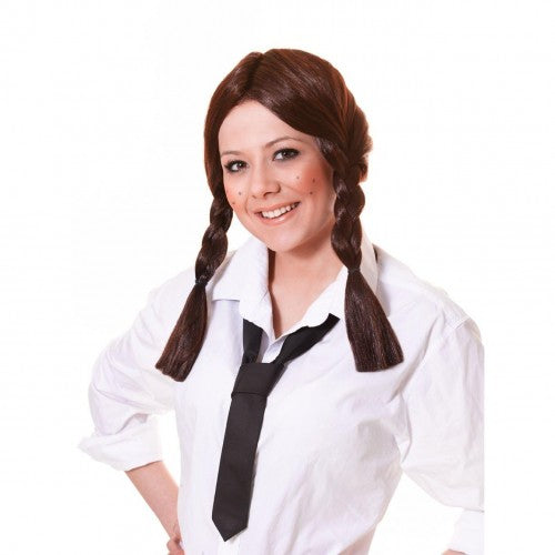 Front - Bristol Novelty Unisex Schoolgirl Wig