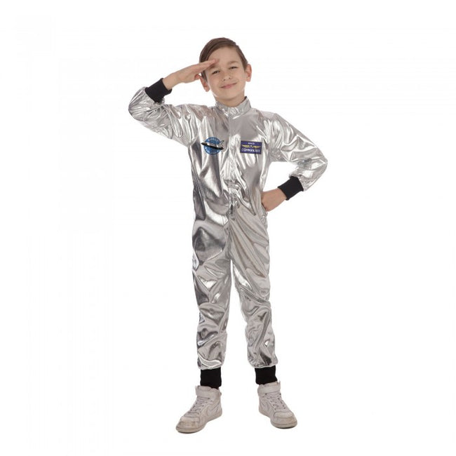 Front - Bristol Novelty Childrens/Kids Astronaut Jumpsuit Costume