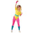 Front - Bristol Novelty Womens Aerobics Girl Costume