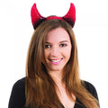 Front - Bristol Novelty Unisex Adults Devil Horns Halloween Headband