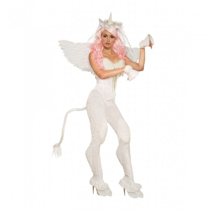 Front - Bristol Novelty Womens/Ladies Unicorn Trousers With Tail