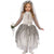Front - Bristol Novelty Childrens/Girls Skeleton Bride Costume