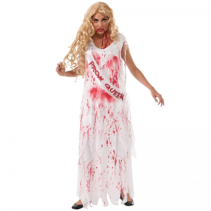 Front - Bristol Novelty Womens/Ladies Bloody Prom Queen Costume