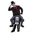 Front - Bristol Novelty Unisex Adults Skeleton Piggy Back Costume