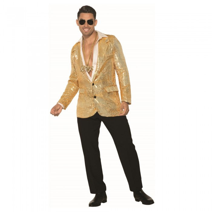 Front - Bristol Novelty Mens Sequins Blazer