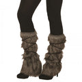 Front - Forum Novelties Unisex Adult Viking Faux Fur Costume Leg Accessory