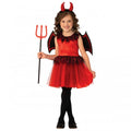Front - Forum Novelties Girls Devil Costume Set