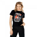 Front - Harley Quinn Unisex Adult Graffiti T-Shirt