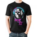 Front - Friday The 13th Unisex Adult Eighties Jason Voorhees Mask T-Shirt