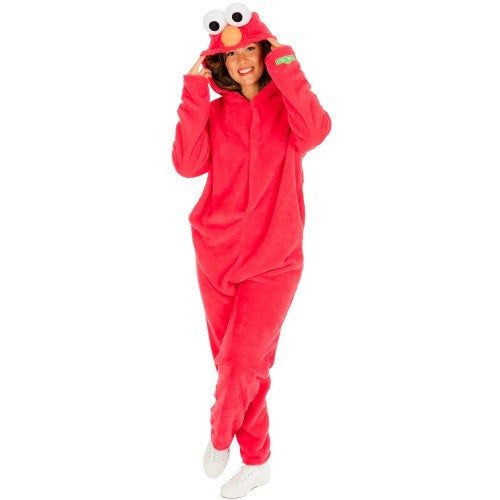 Front - Sesame Street Unisex Adult Elmo Costume