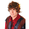 Front - Bristol Novelty Mens Curly Mop Wig With Pointy Ears