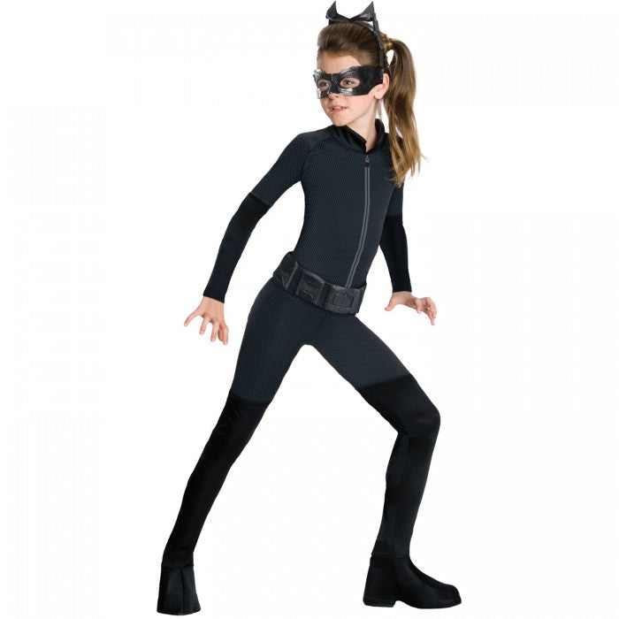 Front - Batman Girls Catwoman Costume