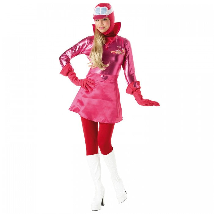 Front - Wacky Races Womens/Ladies Penelope Pitstop Costume