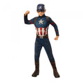Front - Captain America Boys Costume