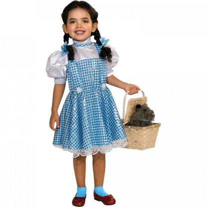 Front - Wizard Of Oz Childrens/Kids Dorothy Sequin Costume