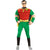 Front - Batman Mens Deluxe Robin Muscles Costume
