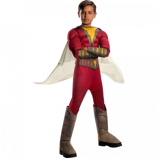 Front - Shazam Childrens/Kids Deluxe Costume