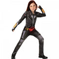 Front - Black Widow Girls Deluxe Costume
