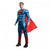 Front - Justice League Mens Deluxe Superman Costume