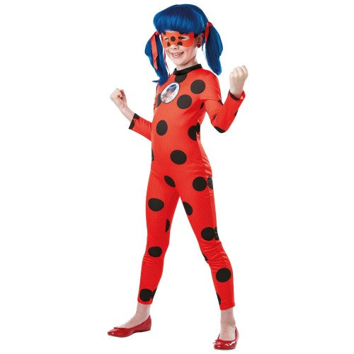 Front - Miraculous Girls Ladybug Costume