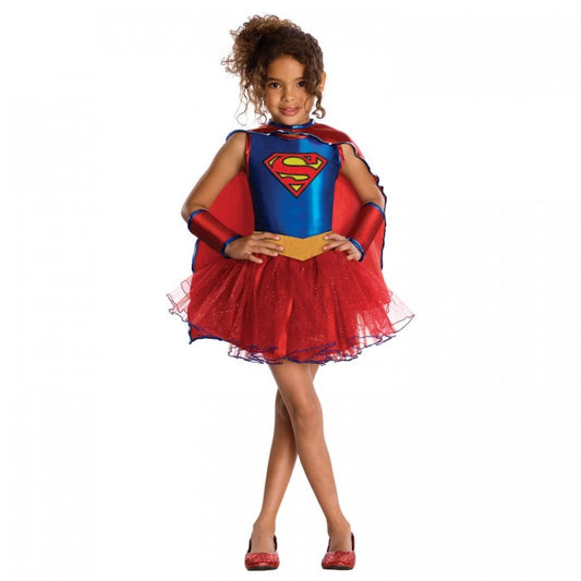 Front - Supergirl Childrens/Kids Costume